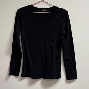 Elegant Black Long Sleeve Top
